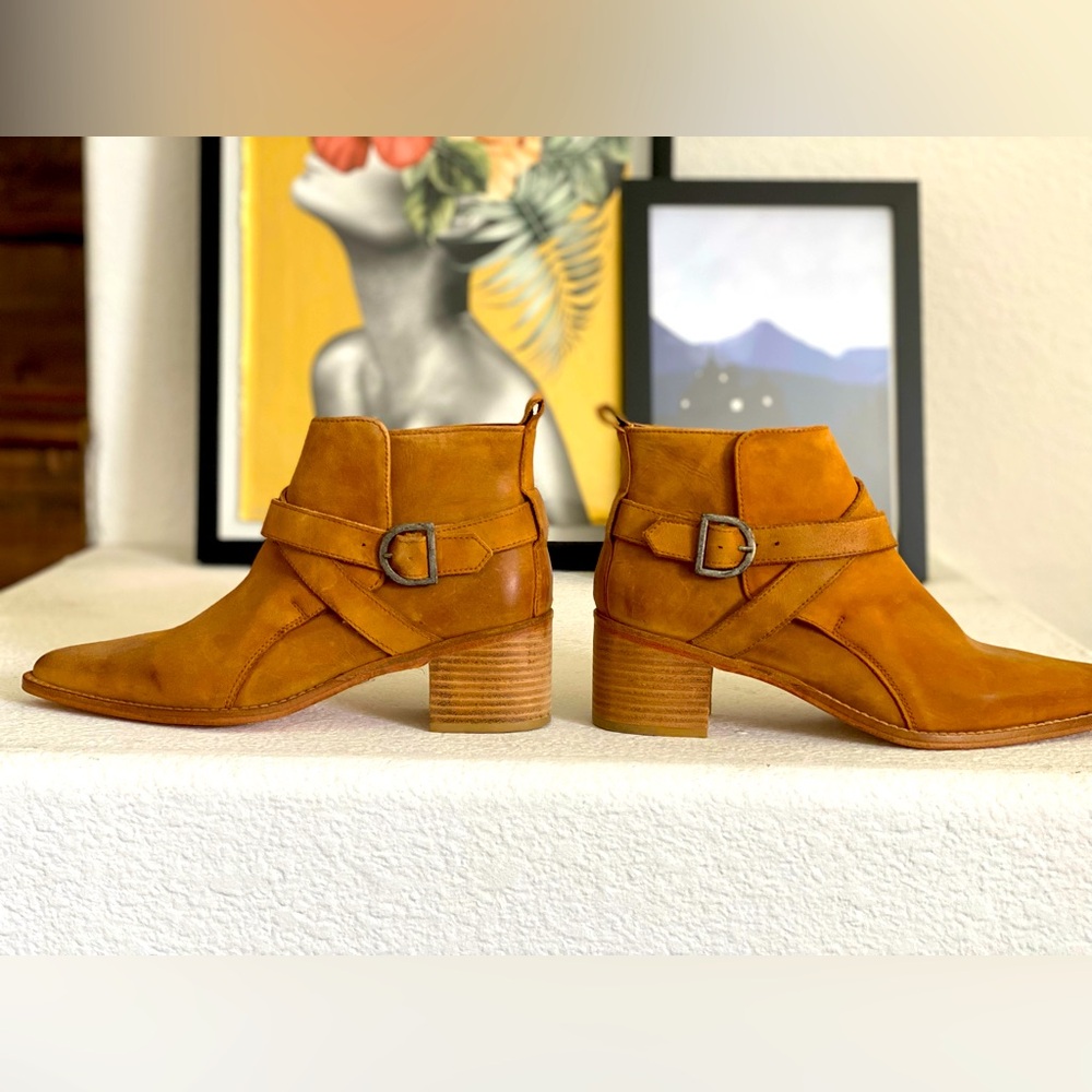 Free People Brown Ankle Boots